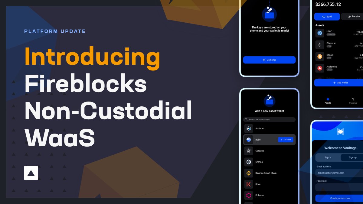Today, Fireblocks is excited to introduce our non-custodial wallet-as-a-service  offering, built specifically for brands, corporates, fintechs, and Web3  businesses. Read on → https://t.co/kxUKRGyHf0