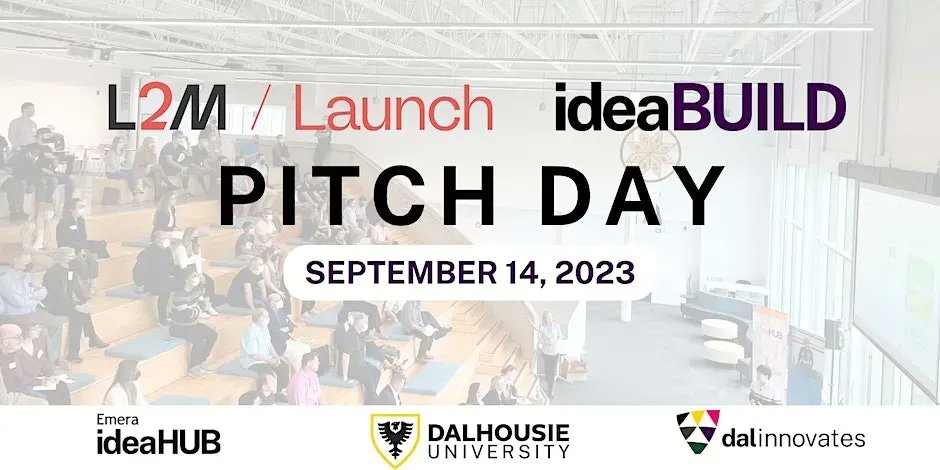 Join Dal Innovates and the Emera ideaHUB for the 2023 Lab2Market Launch & ideaBUILD Pitch Day! 19 startups will pitch their startup & demo their product on September 14th. Learn more here: bit.ly/3L4PZyO