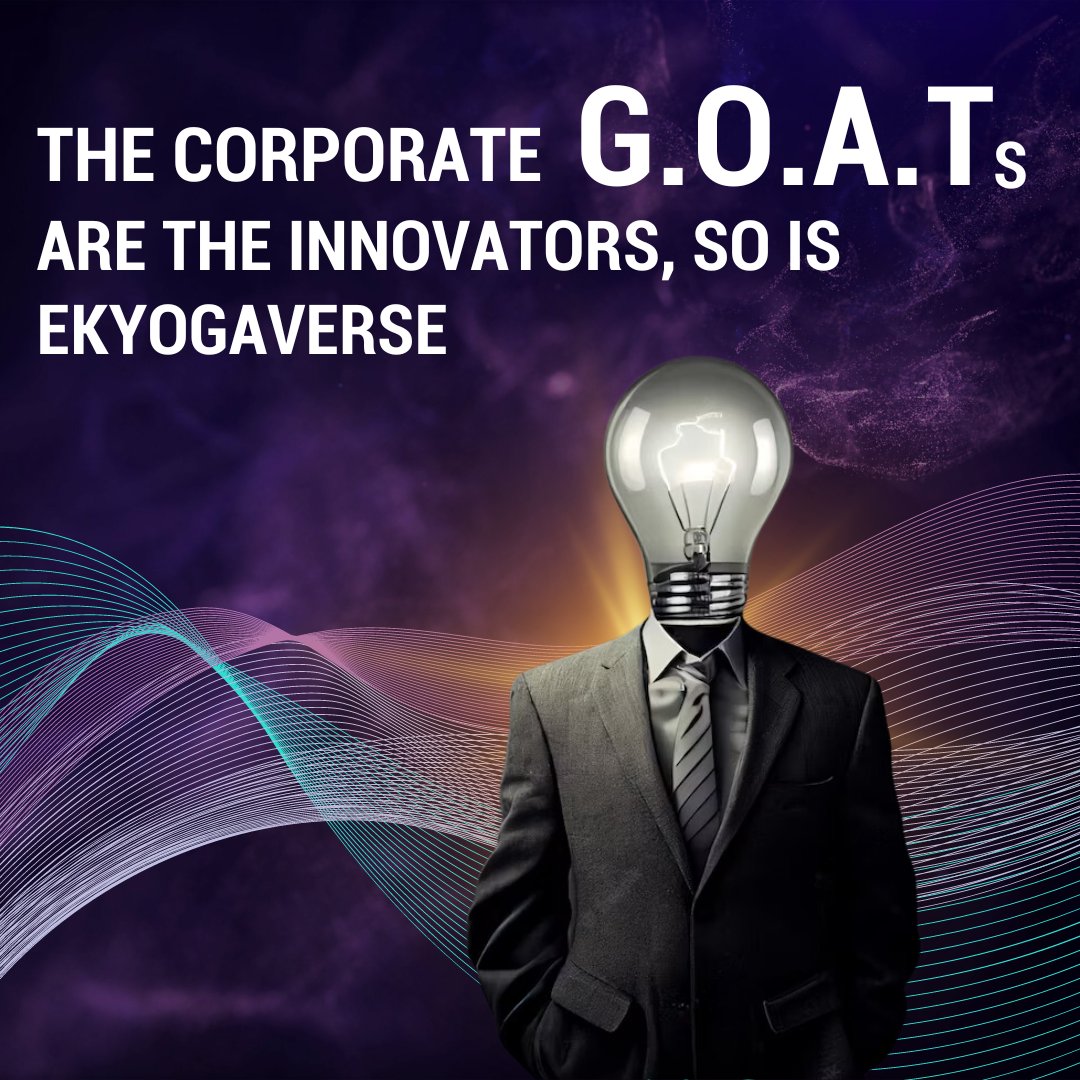 Ek_Yogaverse's tweet photo. The Corporate Goat and EkYogaverse both exemplify innovation in their respective fields. While The Corporate G.O.A.T explores novel avenues in the corporate world, EkYogaverse a digital place where health and mental wellness is the mantra of life https://t.co/IBTL5dh00V
