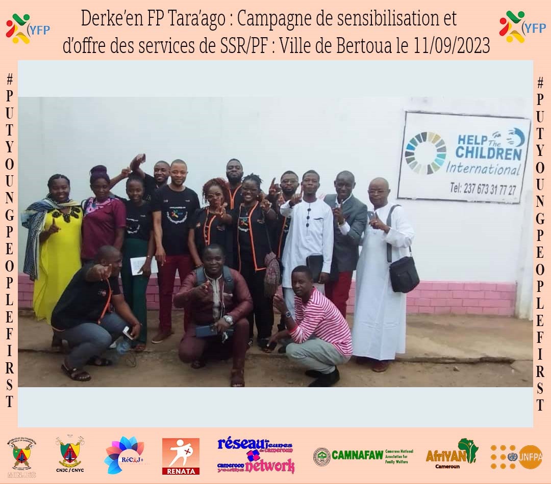 Y3zeros's tweet photo. 🚨#OpeningCampaign: Derke'en FP Tara'ago🔥🔥💪
👉Pr les 8 jrs de lancement de plateforme YOUTHFP, les associations de la plateforme appuyées par l'@UNFPACameroon st déjà présentes ds la ville de #Bertoua pr le début de la tournée à l'Est, ds l'Adamaoua,le Nord et l'Extrême-Nord. https://t.co/0eOxRAFNvV