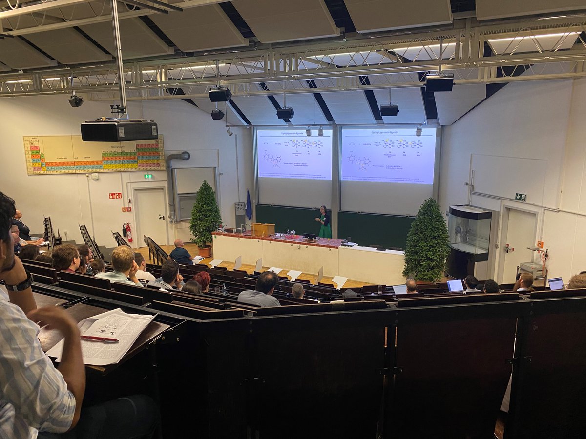 Nadia Mösch-Zanetti speaking about “Elucidating the role of amine donors in manganese catalyzed transfer hydrogenation” @unibt #Bayreuth #Catalysis #sustainable #SustainableFuture