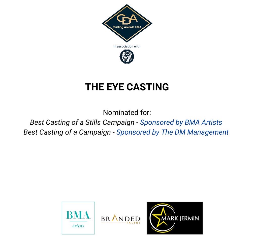 CDAssoc's tweet photo. Meet #CDAwards2023 nominee @TheEyeCasting ✨ https://t.co/FL8qBUwICN
