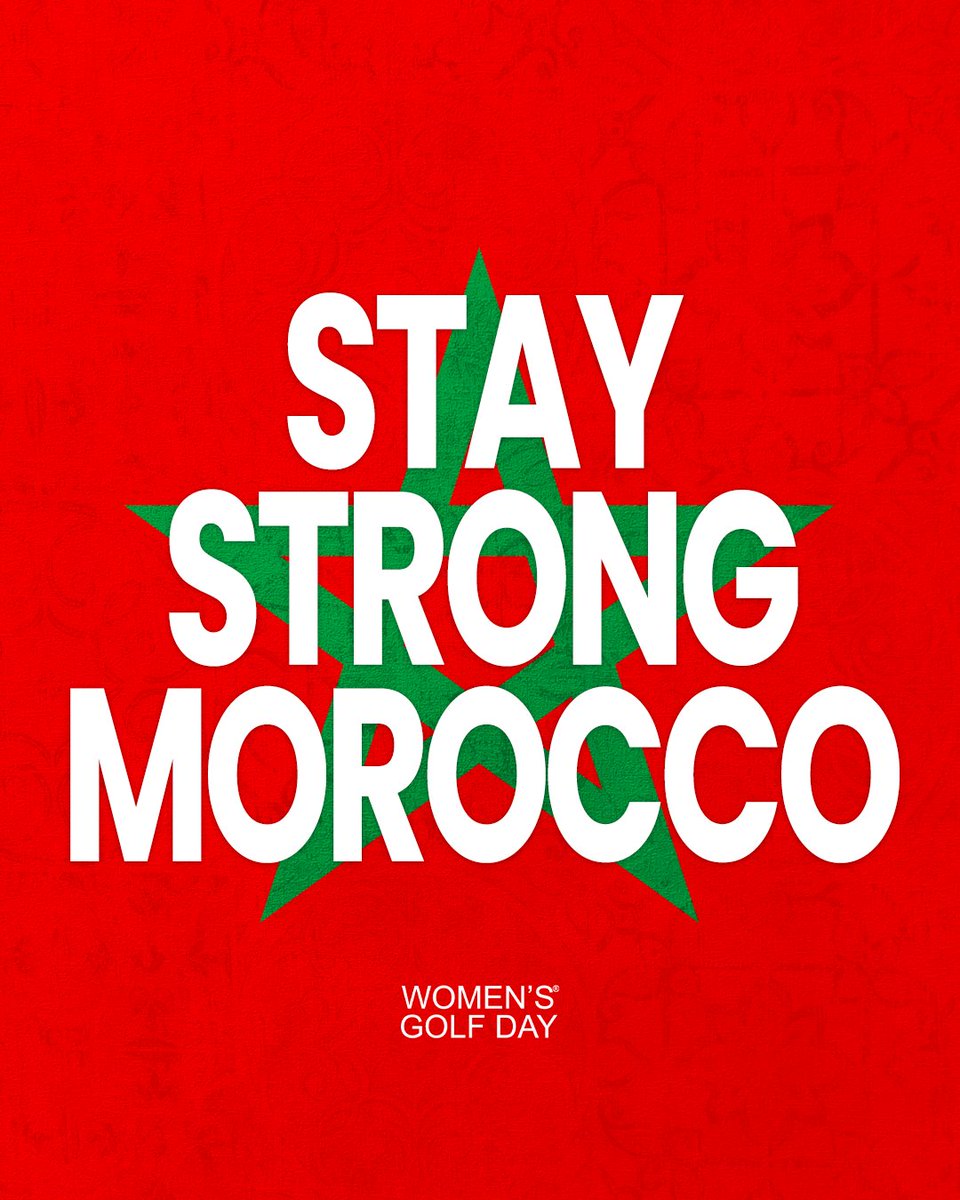 During this devastating time, Women’s Golf Day stands in solidarity with our brothers and sisters in Morocco. We donated to both these organizations that we have worked with personally and trust. If you are able to we encourage you to do the same. 🇲🇦