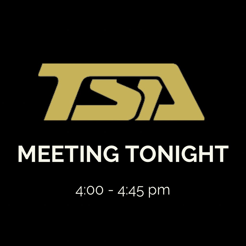 Don’t be late! Location: Mr. Bable’s Room