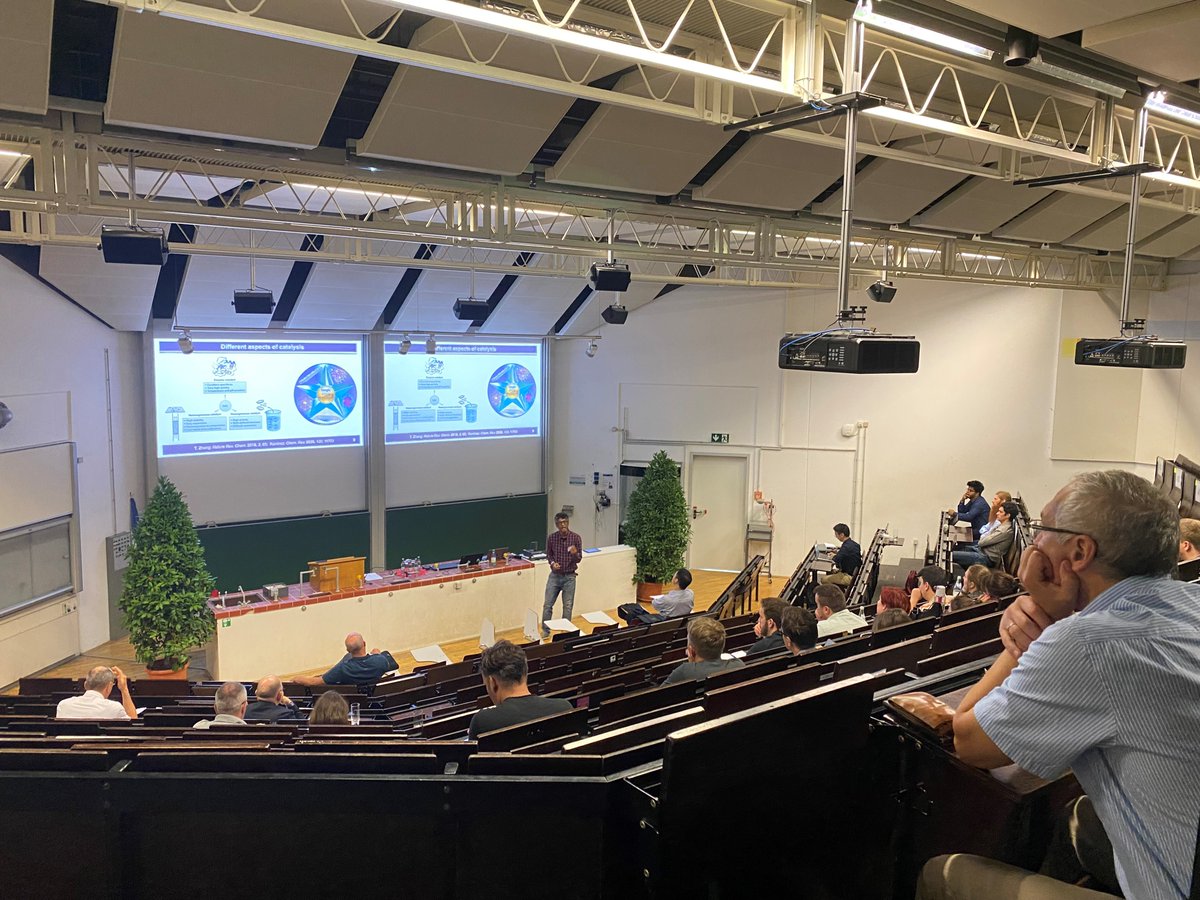 31st Colloquy on Organometallic Chemistry for Catalysis at the University of Bayreuth: Shoubik Das is speaking. @unibt #Bayreuth #Sustainability #SustainableFuture #Catalyst #Catalysis