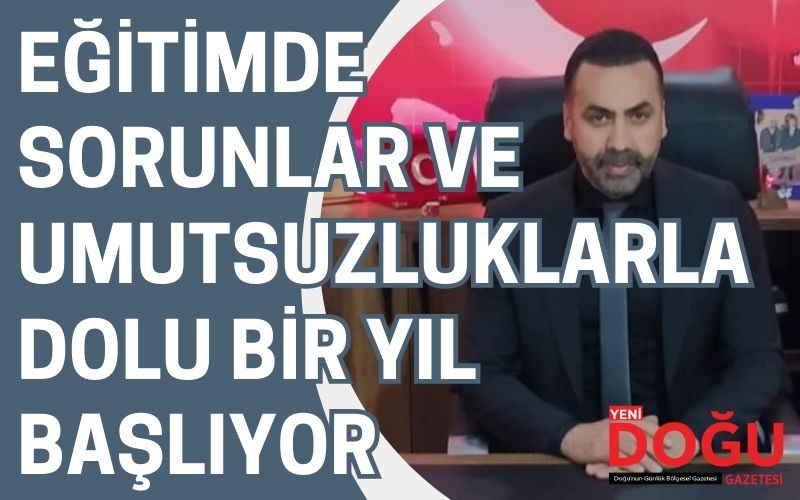 Eğitimde Sorunlar Ve Umutsuzluklarla Dolu Bir Yıl Başlıyor 
yenidogugazetesi.com/haber/16416763… 
@osmanyildizvan