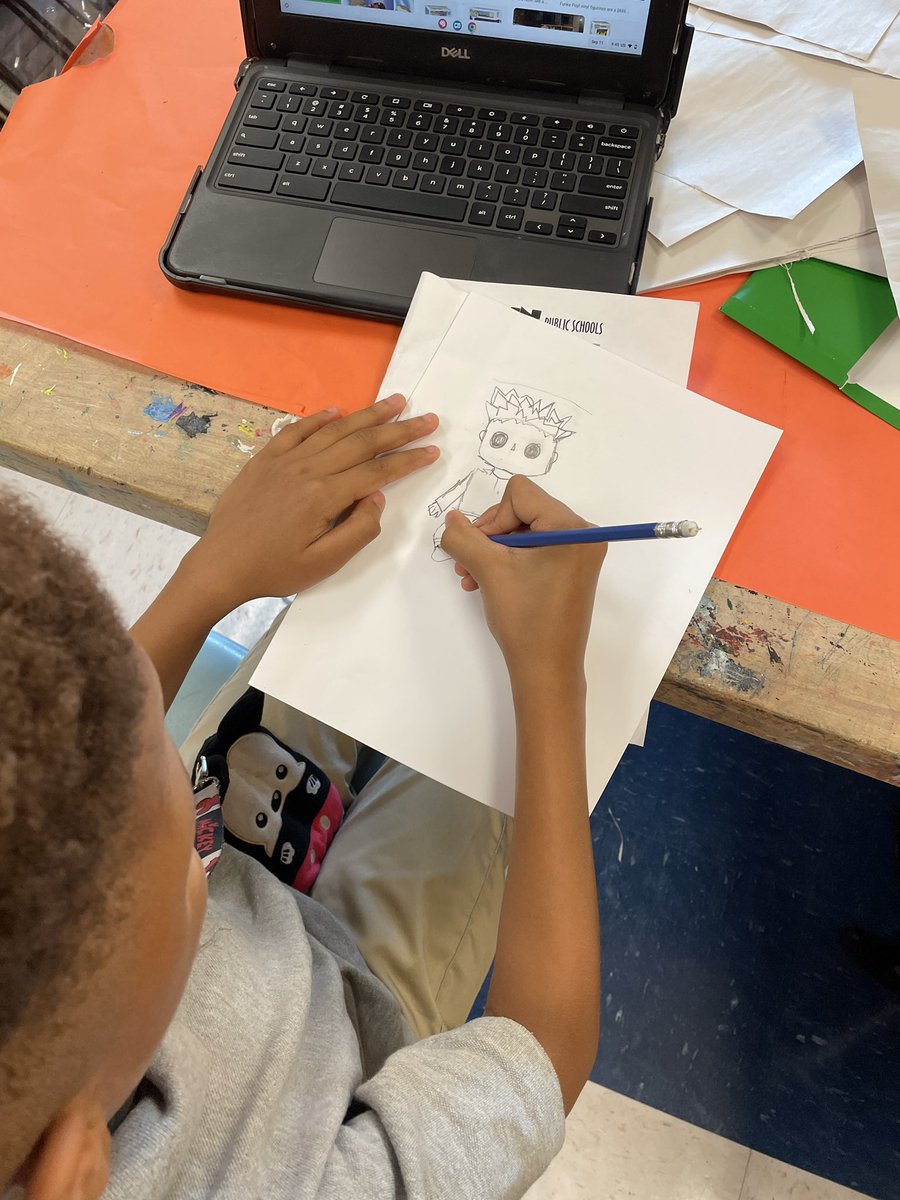 Ms_Vandegrift's tweet image. 6th grade art students kicked off #ArtsEdWeek by planning their self portrait and self Funko Pop designs! #nnpsarts @BTWashingtonMS