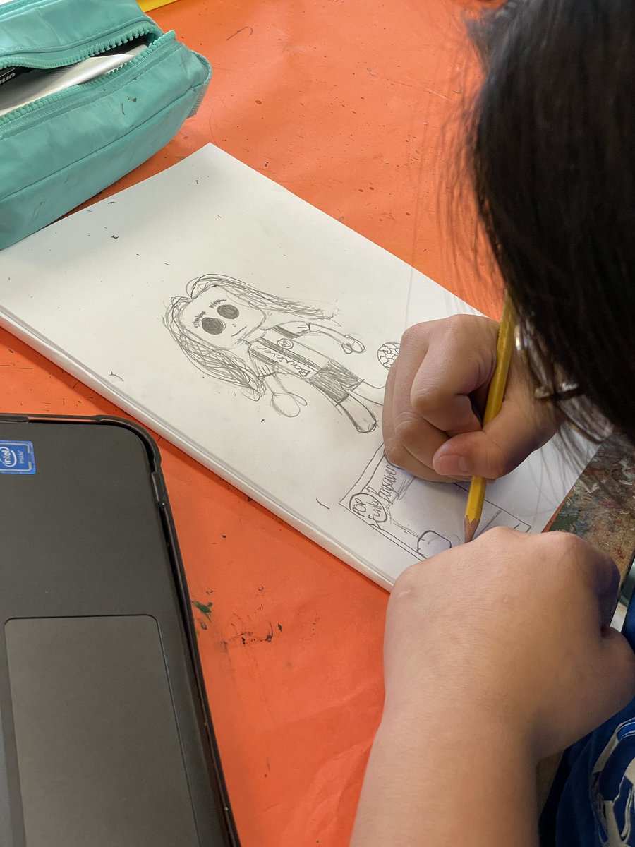 Ms_Vandegrift's tweet image. 6th grade art students kicked off #ArtsEdWeek by planning their self portrait and self Funko Pop designs! #nnpsarts @BTWashingtonMS