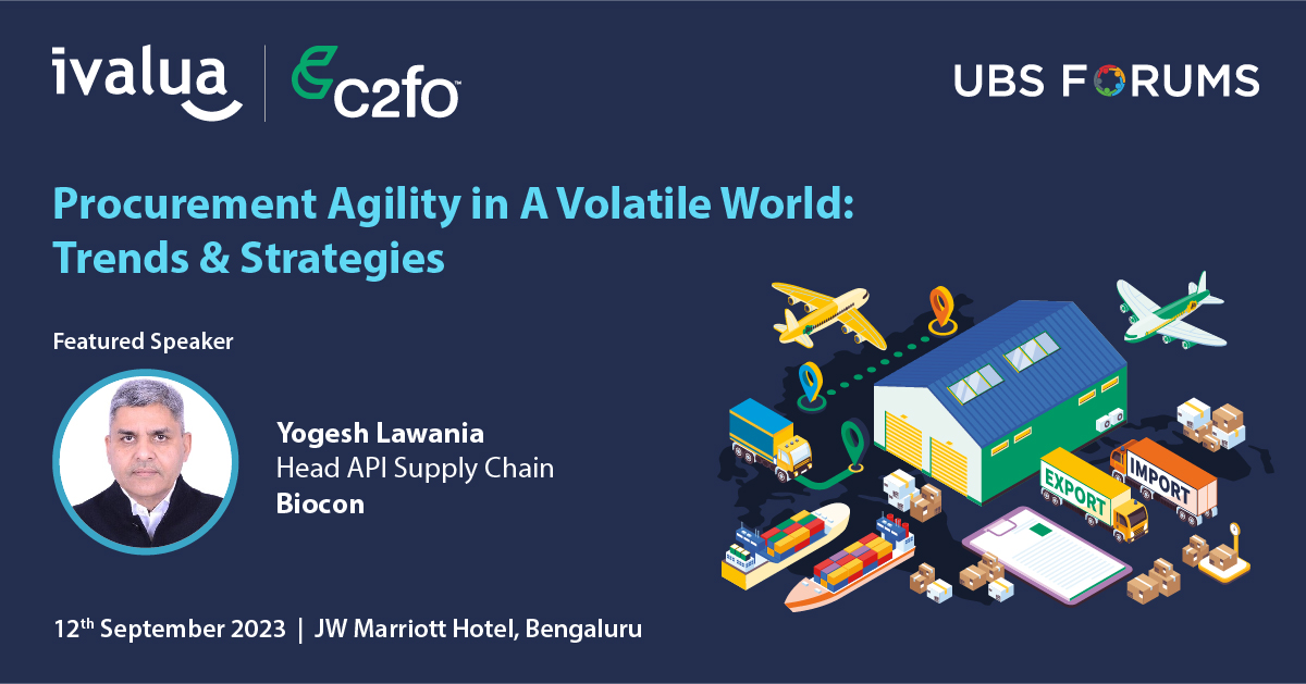ubsforums's tweet photo. We welcome ๐๐จ๐ ๐๐ฌ๐ก ๐๐๐ฐ๐๐ง๐ข๐, as our esteemed speaker for high-value thought leadership session on "Procurement Agility in a Volatile World: Trends & Strategies" with @ivalua & @C2FO on 12th Sept at JW Marriott Hotel, Bengaluru.
Register- https://t.co/a8QHKKTo3J
#UBSF https://t.co/Hen3nUPKFE