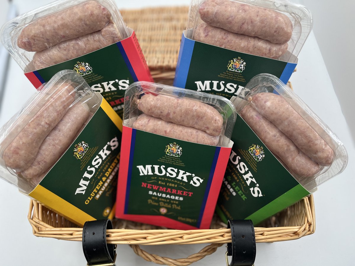 Enter our Musk's competition for a chance to win a delicious hamper!

Make sure to like and retweet for a chance to win.

Entrants must be based and living in the UK and over the age of 18.

#Competition #Sausages #BritishProduce