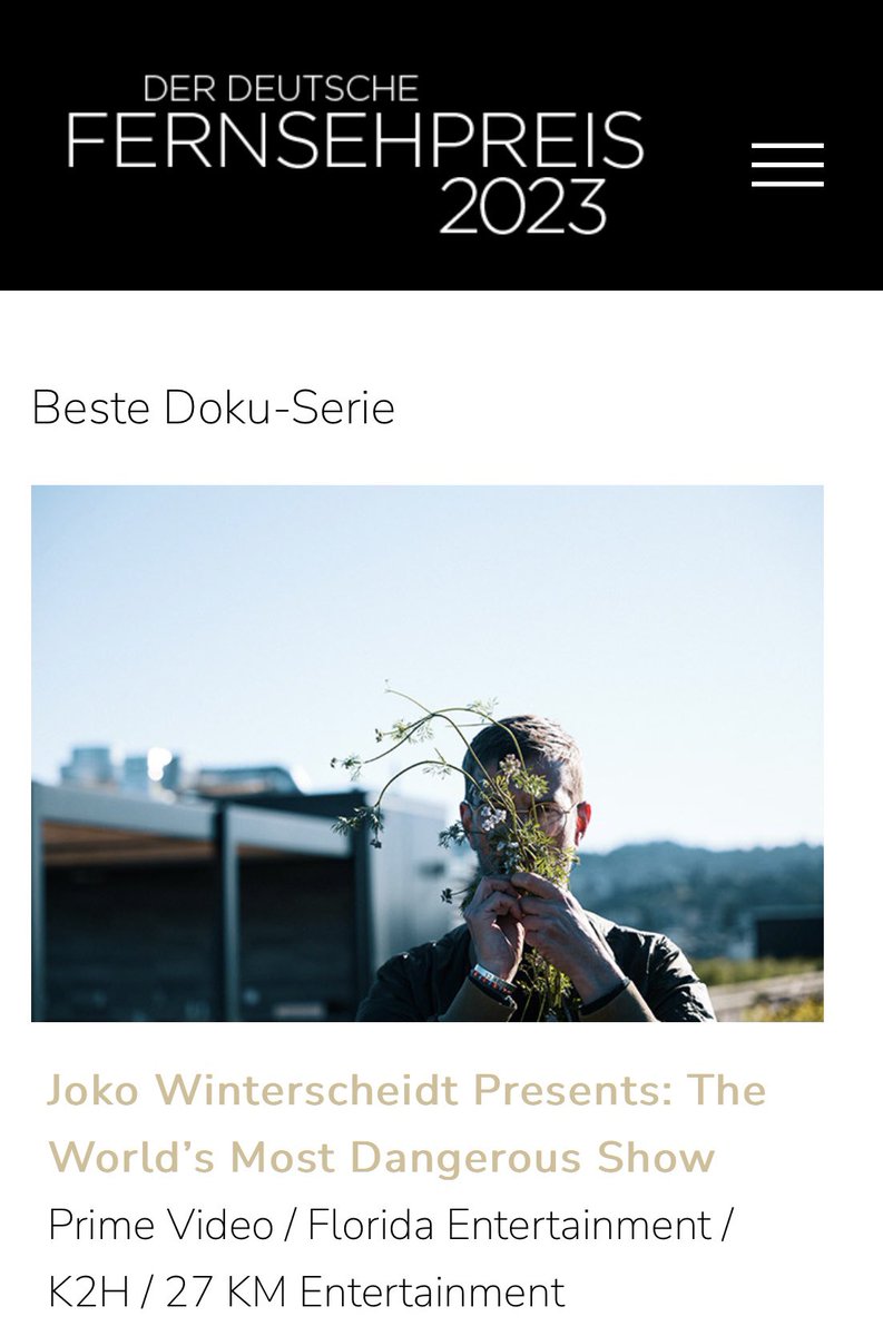 GretaBuschhaus's tweet photo. Mit #TWMDS sind wir 3mal für den Fernsehpreis nominiert 😮‍💨 wir freuen uns sehr! https://t.co/xLrcikWGDH