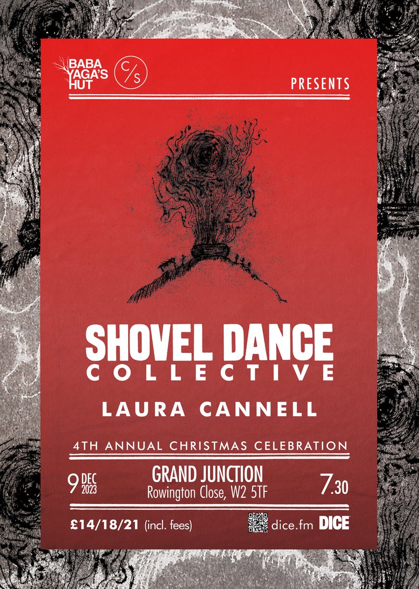 Last new show of the year! Dec 9th - @grandjunctionW2 @ShovelDance 4th Annual Christmas Celebration + @laurarecorder Tickets on sale Wed 9am. Save the ticket, last one sold out in advance: dice.fm/event/8gqvw-sh…