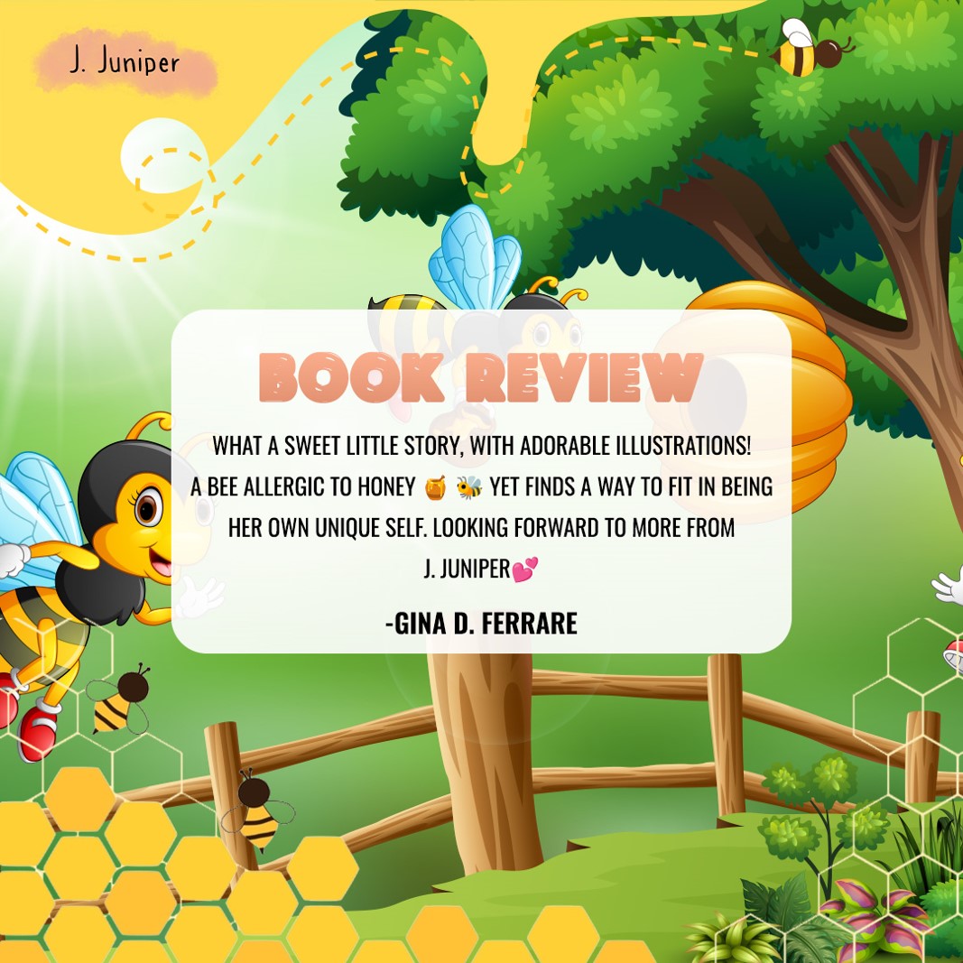 Share your thoughts on 'Sneezy Bee Rose' with us too. Leave a review on Amazon or Barnes & Noble and help others discover the magic of this heartwarming tale!

Order now from Amazon: a.co/d/5sYVqwD

Or Barnes and Noble
rb.gy/3mg36

#JJuniper #SneezyBeeRose