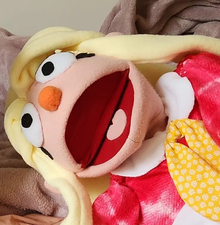 Y'all think having a puppet is so cool til it sits in your closet staring at you sleep