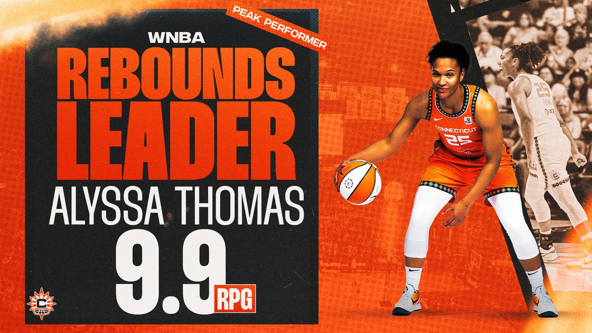 PRESS RELEASE: Alyssa Thomas Named 2023 WNBA Peak Performer in Rebounds 🔗: bit.ly/44PXnVX