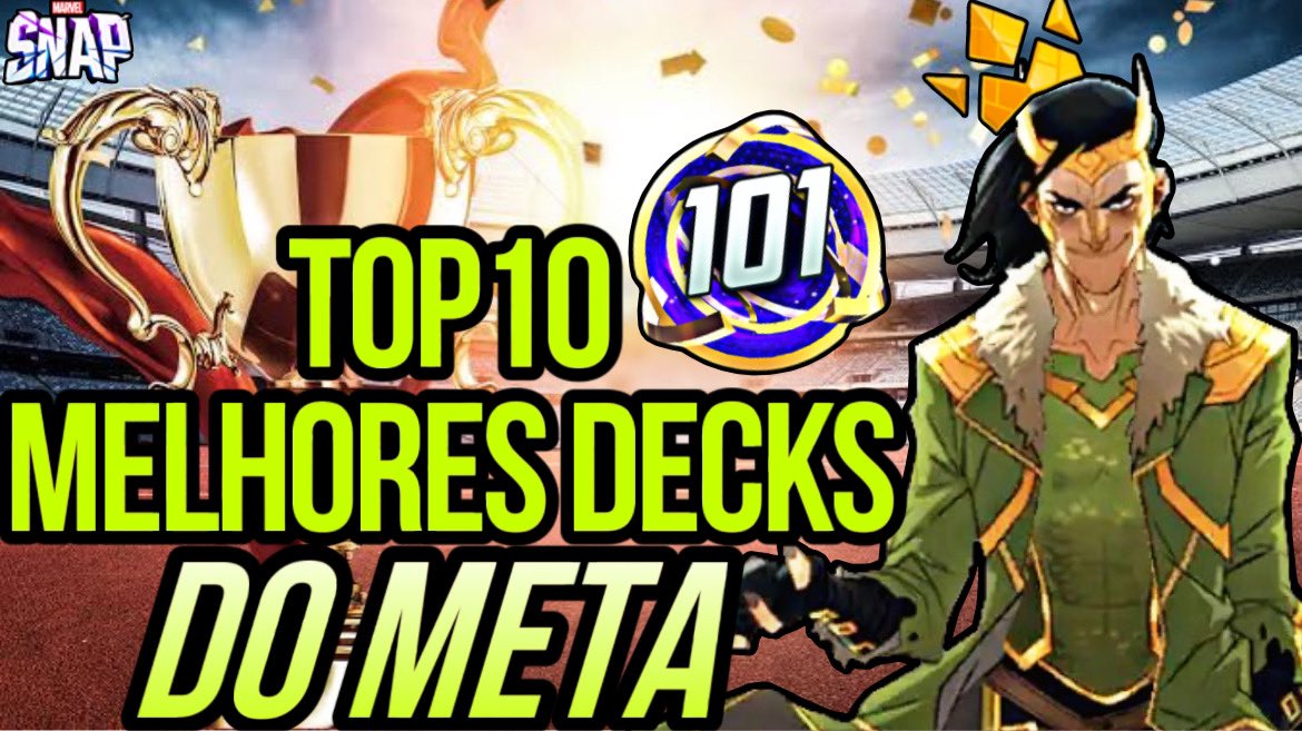 Terra_theGamer's tweet photo. Começando a semana rankeando os 10 melhores decks da semana!
Confira o Top10 nesse vídeo 👇🏻👇🏻👇🏻

https://t.co/Y6vk6PvFK3

#MarvelSnap #marvelsnapmeta
#marvelsnapbestdecks https://t.co/KXIPwv70YF
