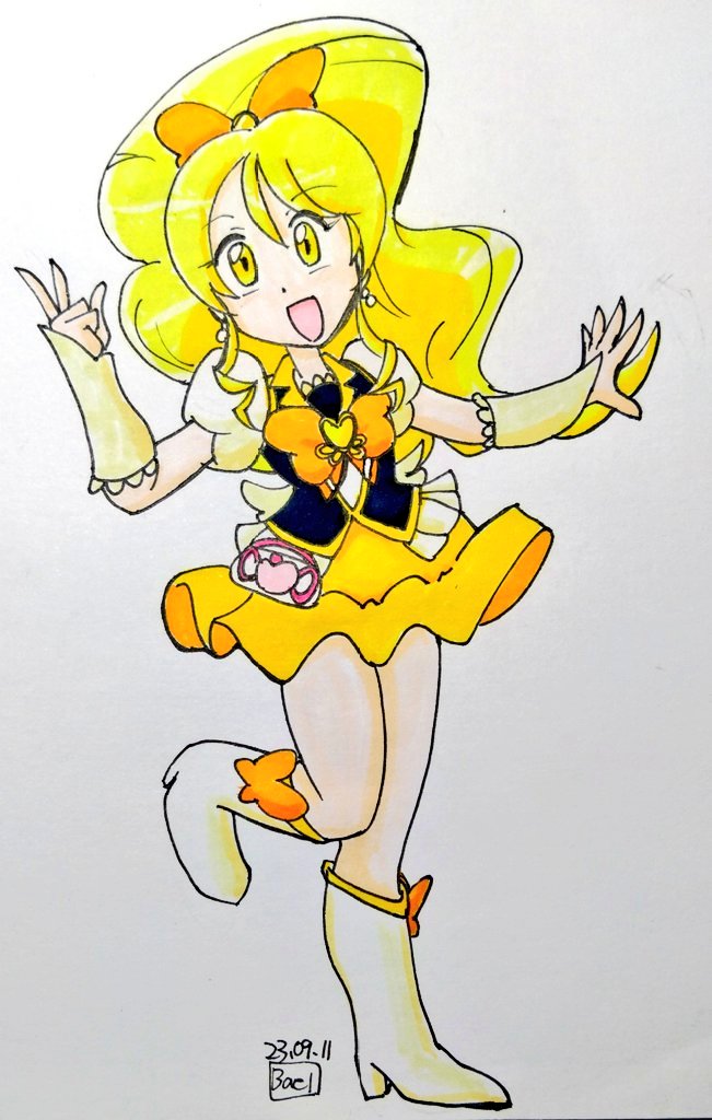 山吹祈里 「生徒会長が描きやすいのは絶対小宇宙が関係してるよね 」|bael38のイラスト