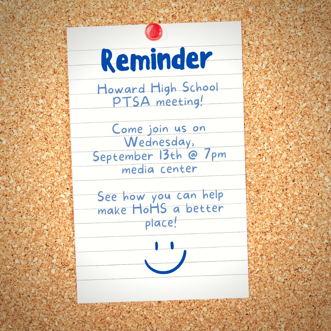 Howard High PTSA (@hocohhs_ptsa) on Twitter photo 