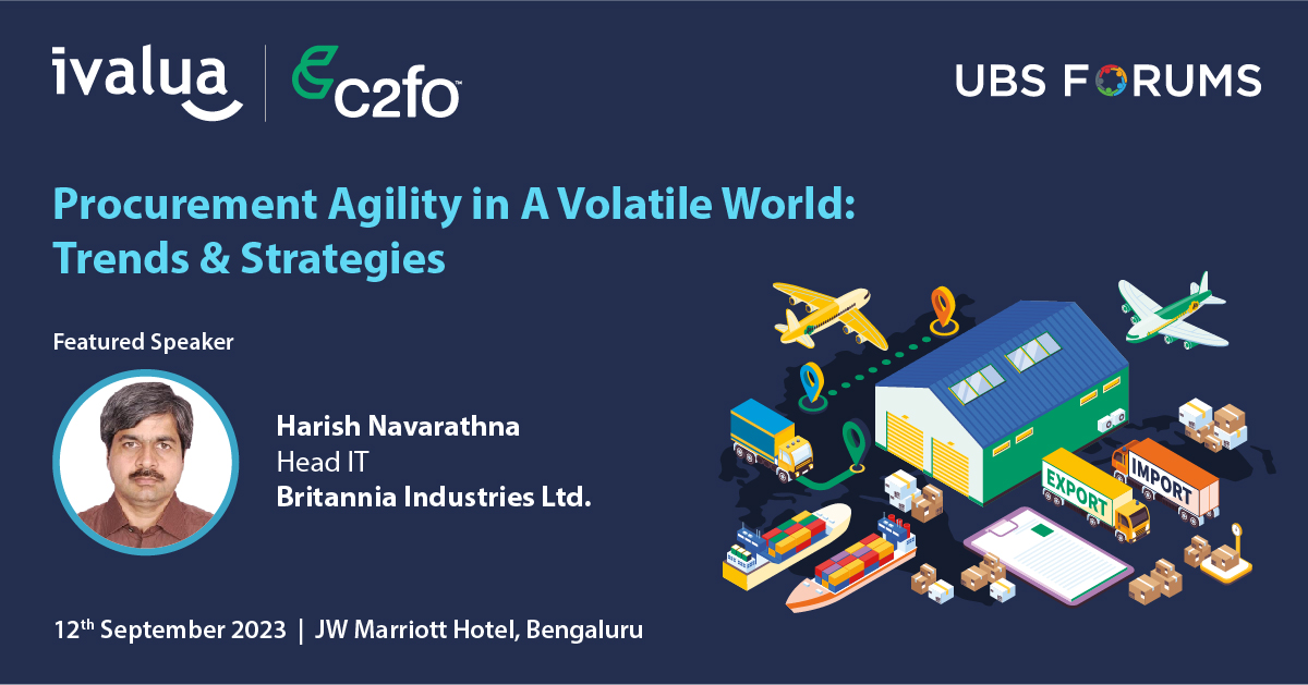 ubsforums's tweet photo. We welcome ๐๐๐ซ๐ข๐ฌ๐ก ๐๐๐ฏ๐๐ซ๐๐ญ๐ก๐ง๐, our esteemed speaker for high-value thought leadership session on "Procurement Agility in a Volatile World: Trends & Strategies" with @ivalua & @C2FO on 12th Sept at JW Marriott Hotel, Bengaluru.
Register-https://t.co/a8QHKKTo3J
#UBSF https://t.co/SlQYZqDgW5