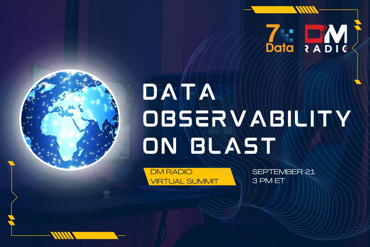 eric_kavanagh's tweet image. 📈 Are you ready to take your data observability to the next level? Join us at the Virtual Summit: Data Observability On Blast and gain insights from the best in the industry! Reserve your virtual seat now. #DataObservability #VirtualEvent 👉 bit.ly/451w6Av