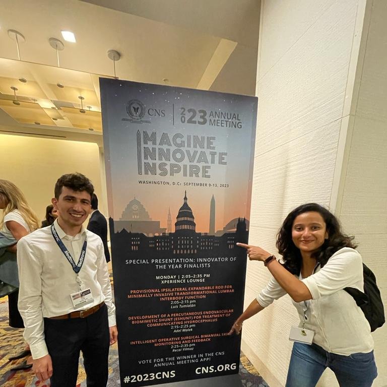 PujaPachchigar's tweet photo. Want to learn more about how to learn and improve neurosurgical skills leveraging power of AI? Come join at 2:20 for @recaiyilm from @AI_SimCentre at CNS xperience lounge #2023CNS https://t.co/jdtOCzhmTh