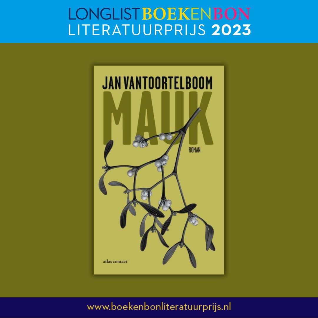 We tellen af naar de bekendmaking van de Shortlist op 28 september 2023! 

Over 6 dagen weten we of 'Mauk' van Jan Vantoortelboom (<a href="/AtlasContact/">AtlasContact</a>) op de Shortlist staat. 
Op 9 november zal het winnende boek bekendgemaakt worden!