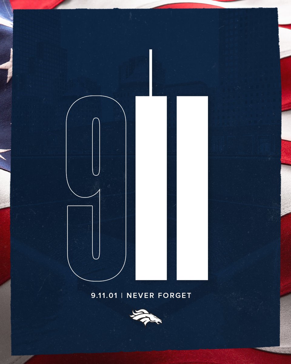 Broncos's tweet image. #NeverForget