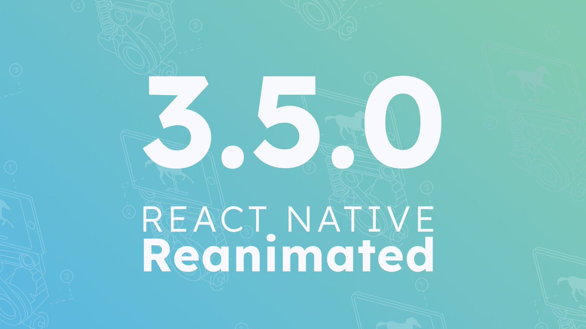 🎉 Introducing Reanimated 3.5.0 🐎

➡️ macOS support (with Layout Animations)
➡️ basic Windows support
➡️ reduced motion animations
➡️ 𝚌𝚛𝚎𝚊𝚝𝚎𝚆𝚘𝚛𝚔𝚕𝚎𝚝𝚁𝚞𝚗𝚝𝚒𝚖𝚎

127 pull requests from 31 contributors 🤯