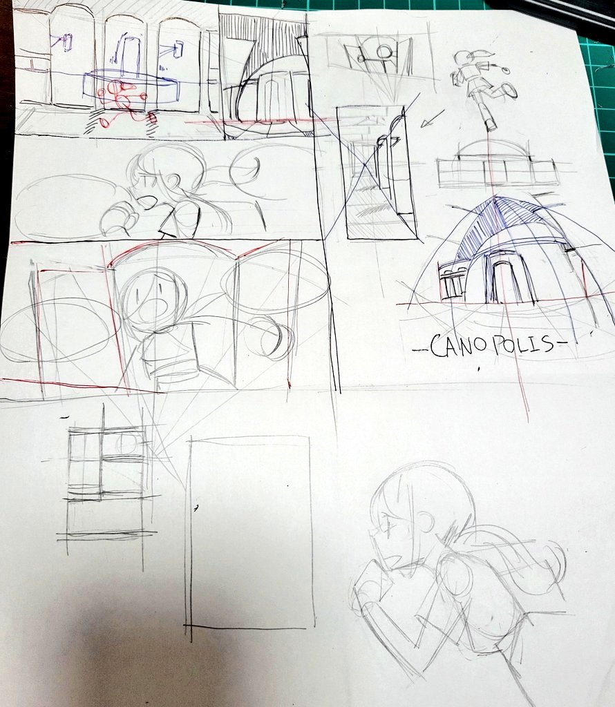 A4四つ切りにして小ネタを横に書きながら左上に全部情報まとめて仕上げてる 