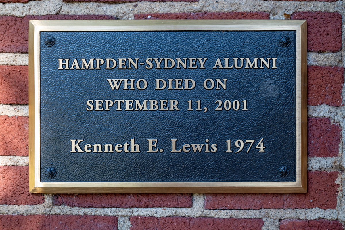 Today, we honor and remember Hampden-Sydney alumnus Kenneth E. Lewis ’74, and all who lost their lives on September 11, 2001. Their memory inspires us to stand together in unity and resilience, embodying the strength and spirit of our nation. #HampdenSydneyCollege #NeverForget