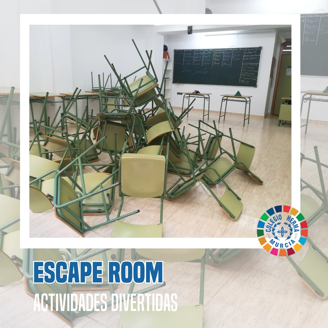 ColegioHerma's tweet image. ¡Hoy los alumnos de ESO han empezado el curso de la mejor manera! 🙌

2º de ESO se ha enfrentado a una ‘escape room’ y a un acertijo para poner la clase en orden. Ha sido una experiencia muy divertida donde todos los alumnos se lo han pasado genial 🥳

#ColegioHerma #EscapeRoom