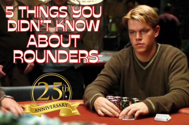 PokerNews's tweet photo. Today marks the 25th anniversary of Rounders 🎉

To celebrate poker's greatest movie, here are 5️⃣ things you didn't know about the masterpiece 😏

🧵 Sit back and relax 🧵 https://t.co/KEXWSYCoEp