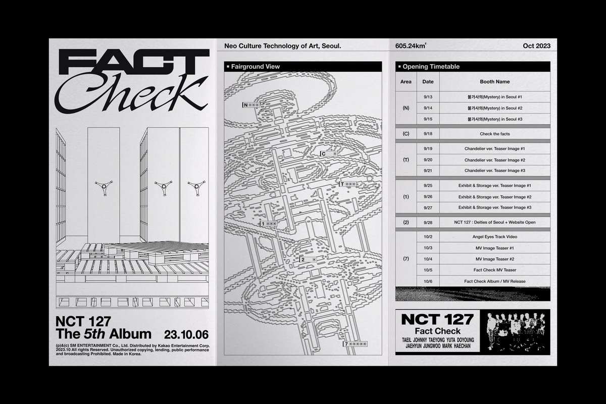‘Fact Check’ TIMETABLE

【Fact Check - The 5th Album】
➫ 2023.10.06 1PM (KST)

💿Pre-save&amp;add
NCT127.lnk.to/FactCheck

#NCT127 #FactCheck #不可思議
#NCT127_FactCheck
#NCT127_FactCheck_불가사의
#FactCheck_불가사의_不可思議