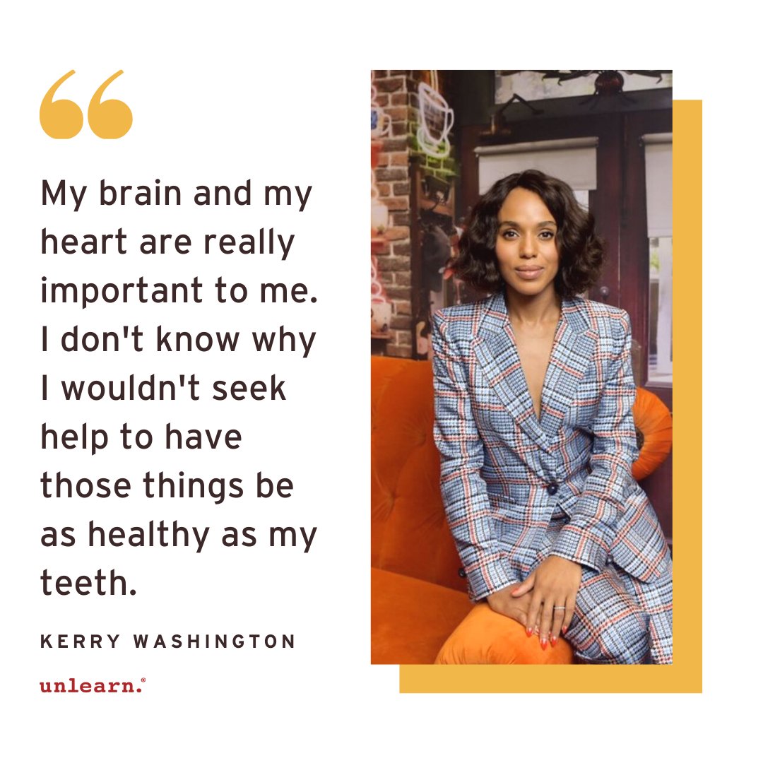 This is a friendly reminder that your brain and heart need as much love and care as the rest of you. ❤️

<a href="/kerrywashington/">**♡**</a> 

#unlearn #mentalhealth #mentalhealthawareness