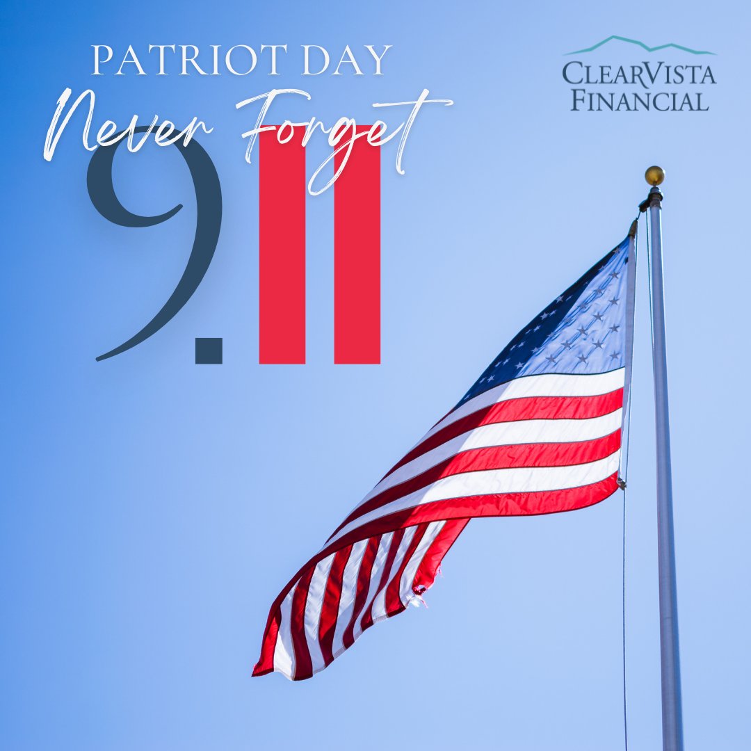 ClearVistaTeam's tweet photo. On this day we pause &amp; remember. Where were you on that fateful day? #NeverForget #PatriotDay https://t.co/shSwNAgXJ5