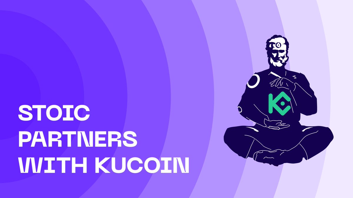 .<a href="/Stoic_AI/">Stoic AI ✨</a> partners with <a href="/KuCoinCom/">KuCoin</a>🔥

Now you can add Stoic to a brand new #exchange and let us take care of your trades on #KuCoin🦾

To celebrate this crucial milestone, we’ve prepared lucky draws, AMAs and rewards from both teams🤑

Get lucky! 👇kucoin.com/land/activity/…