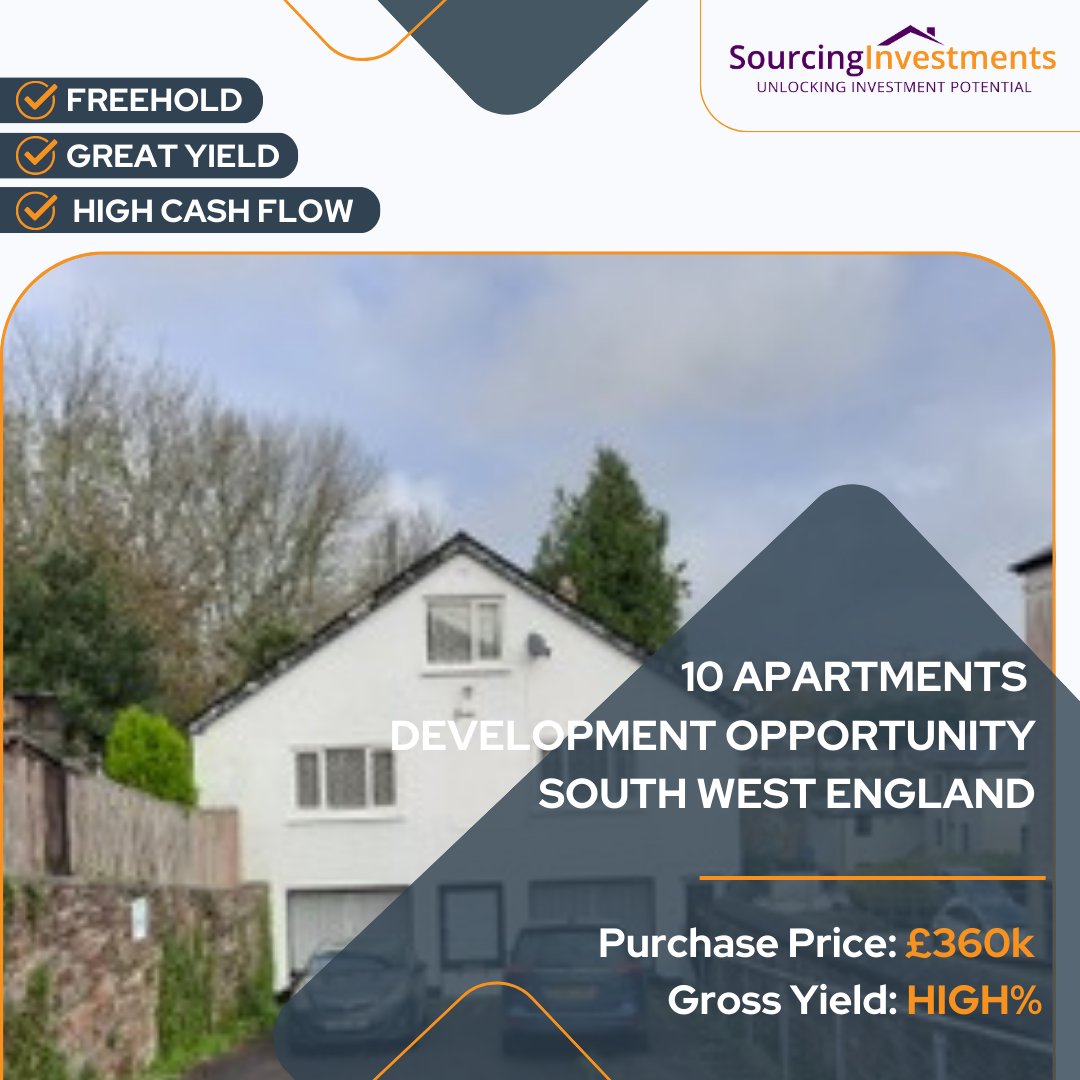 sourcing_invest's tweet image. 🏡 New Investment Opportunity 🏡

Development Opportunity in South West England

Will become 10 apartments (good sized 1 and 2 beds). Currently in for planning permission. In good condition.

sourcinginvestments.co.uk/listing/brrsa-…

#sourcinginvestments #property #SWEngland #propertyinvestment