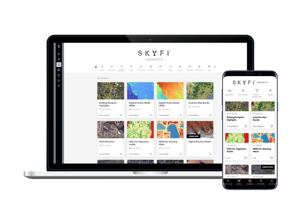 SkyFi Insights is here!! 🌍 Bringing data to your fingertips to answer the world's most pressing questions

Check it out now!: app.skyfi.com/insights

#ux #skyfi #satelliteimagery #satellitetechnology #satellitedata #earth #earthobservation #climatechange