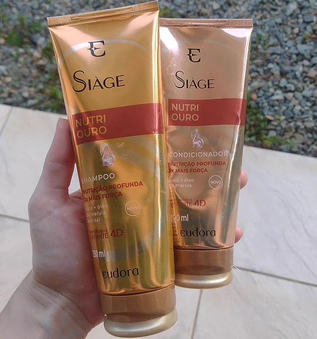 Eudora Kit Siàge Nutri Ouro Shampoo + Condicionador (Nova Versão)