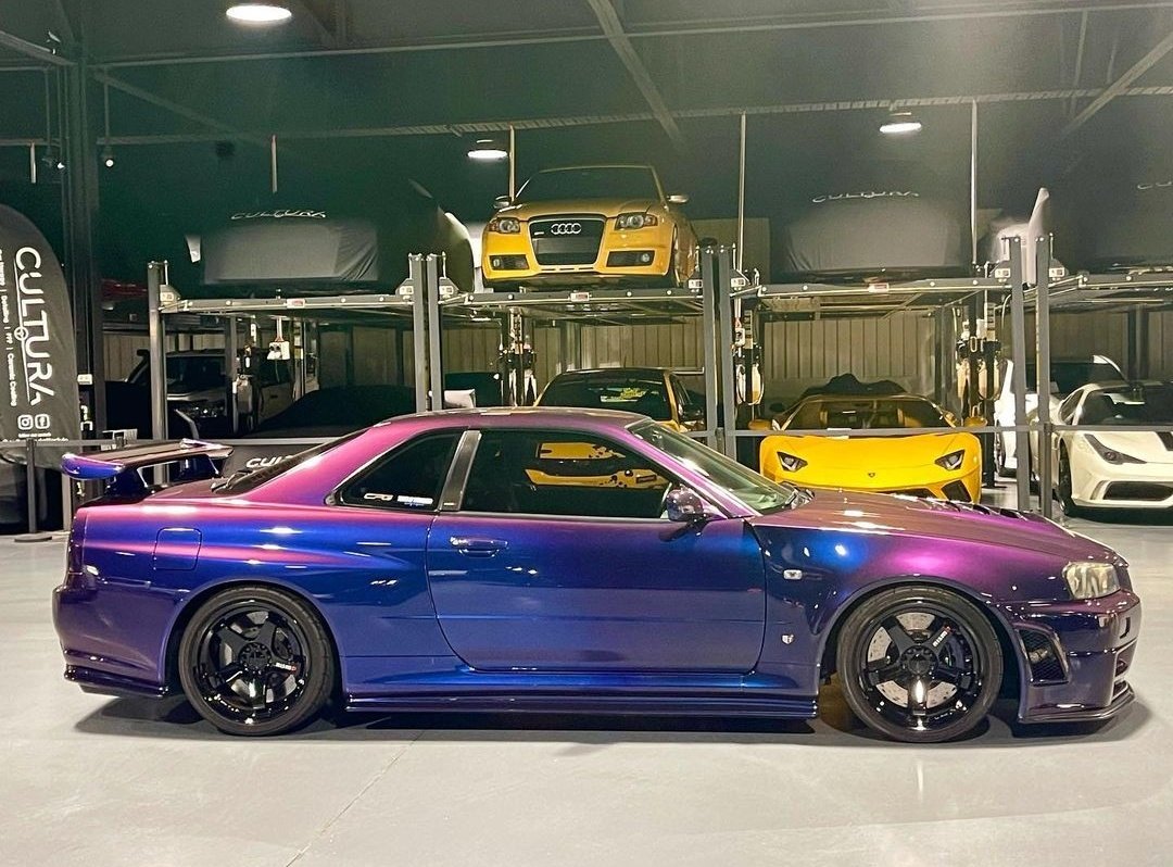 DailyGTRTM's tweet photo. Midnight Purple Nissan GTR-R34 Skyline 🔥 https://t.co/apzQqq6Ujd