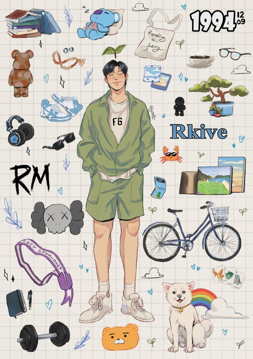 lynahcz's tweet photo. 💙✨☁️ 🌼our comfort leader 🐨🌱🚲📚

#happybirthdayNamjoon #HappyRMDay #NAMJOON #OurdWildFlowerRM https://t.co/325QuWx2yS