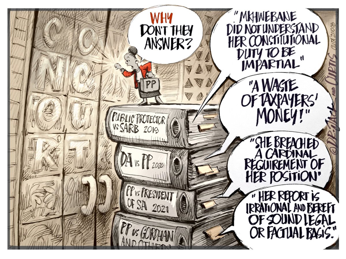 OUTASA's tweet image. In June 2019 #OUTA formally asked the Speaker of @Parliament to investigate #PublicProtector #BusisiweMkhwebane&apos;s conduct &amp;amp; competence. Her removal today is a significant milestone in the fight for accountability. We remain steadfast in our mission to hold public officials…