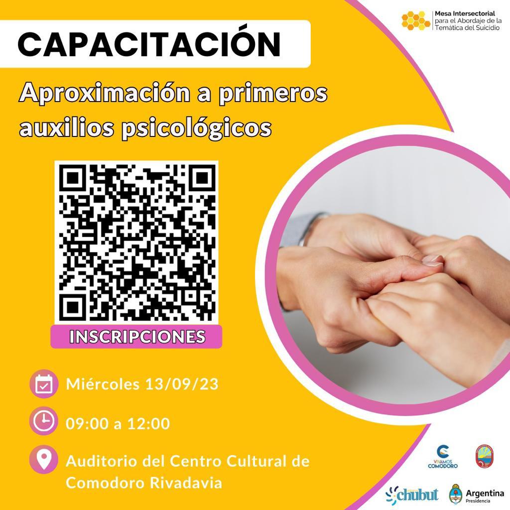 SecretariadeS20's tweet photo. #Capacitaciones 🧑‍🏫
📆Miercoles 13/09 
📌Auditorio del Centro Cultural de Comodoro Rivadavia https://t.co/TfgejSMt3u