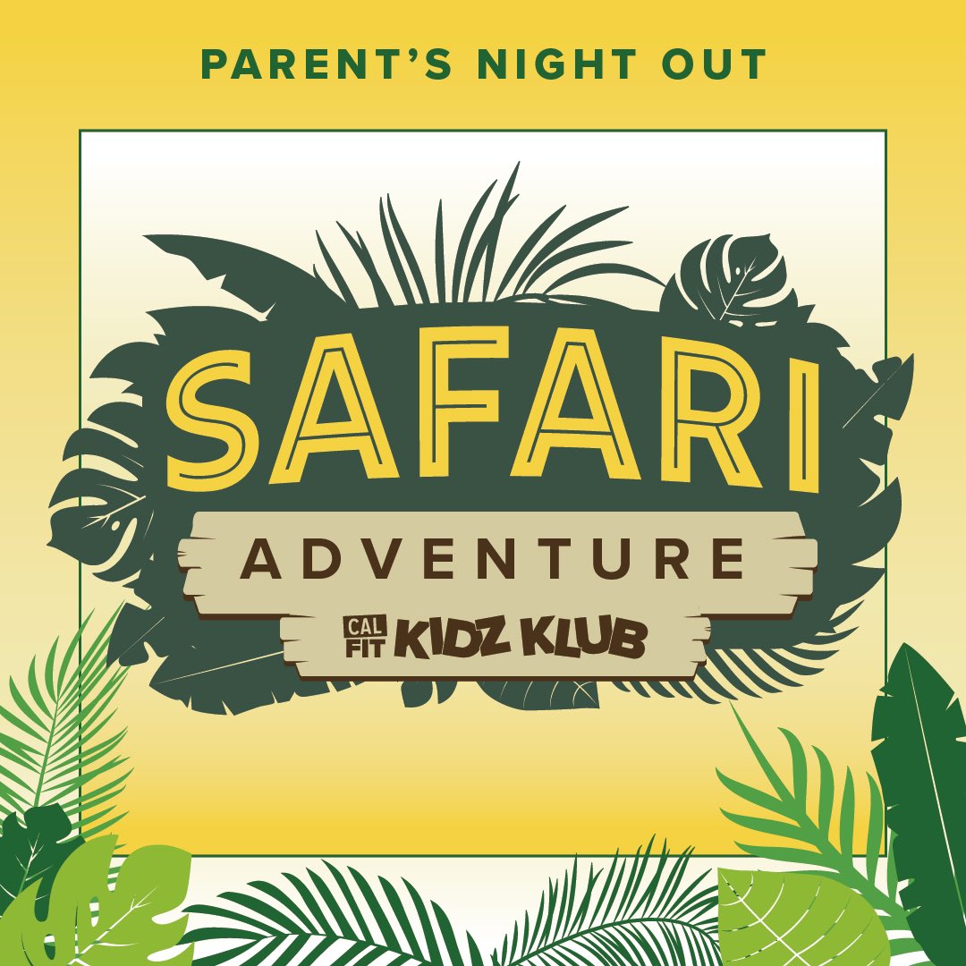 CalFit's tweet image. Parents, it's time to enjoy a worry-free night out while your kids have a blast with us at our Safari Adventure Parent's Night Out!
 
9/15: Citrus Heights &amp;amp; Orangevale
9/16: Roseville &amp;amp; Sunrise
9/22: Elk Grove, Laguna &amp;amp; Natomas
9/23: Folsom, Rocklin &amp;amp; Watt