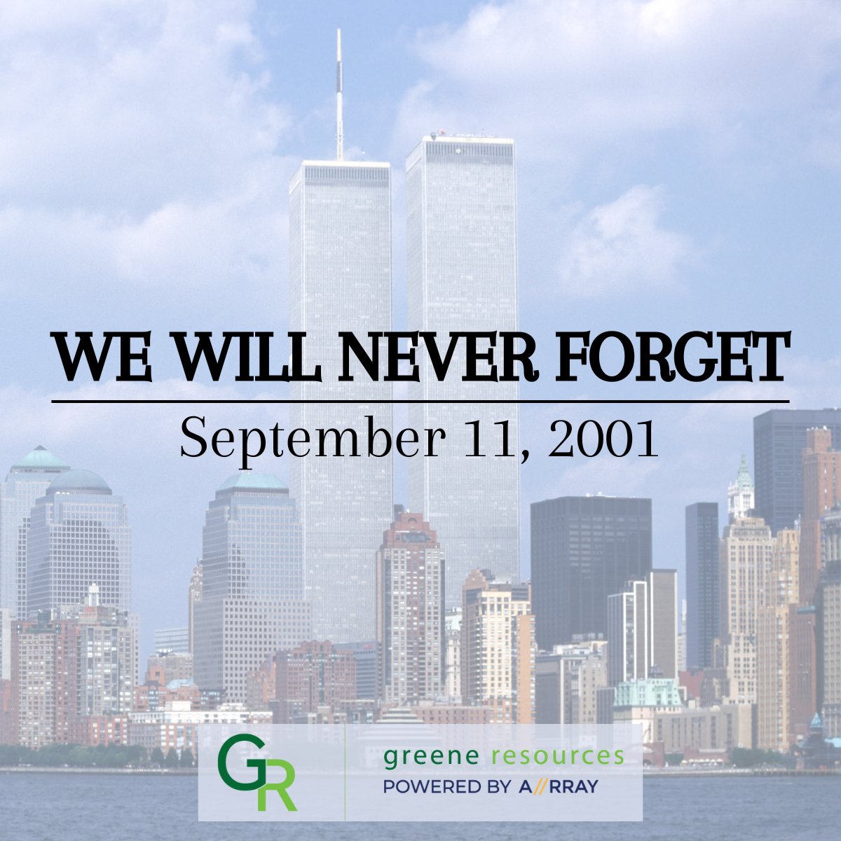 On this day of remembrance, let us honor and remember the lives lost on September 11, 2001. We stand together in solidarity and resilience. #NeverForget #911Memorial ❤️