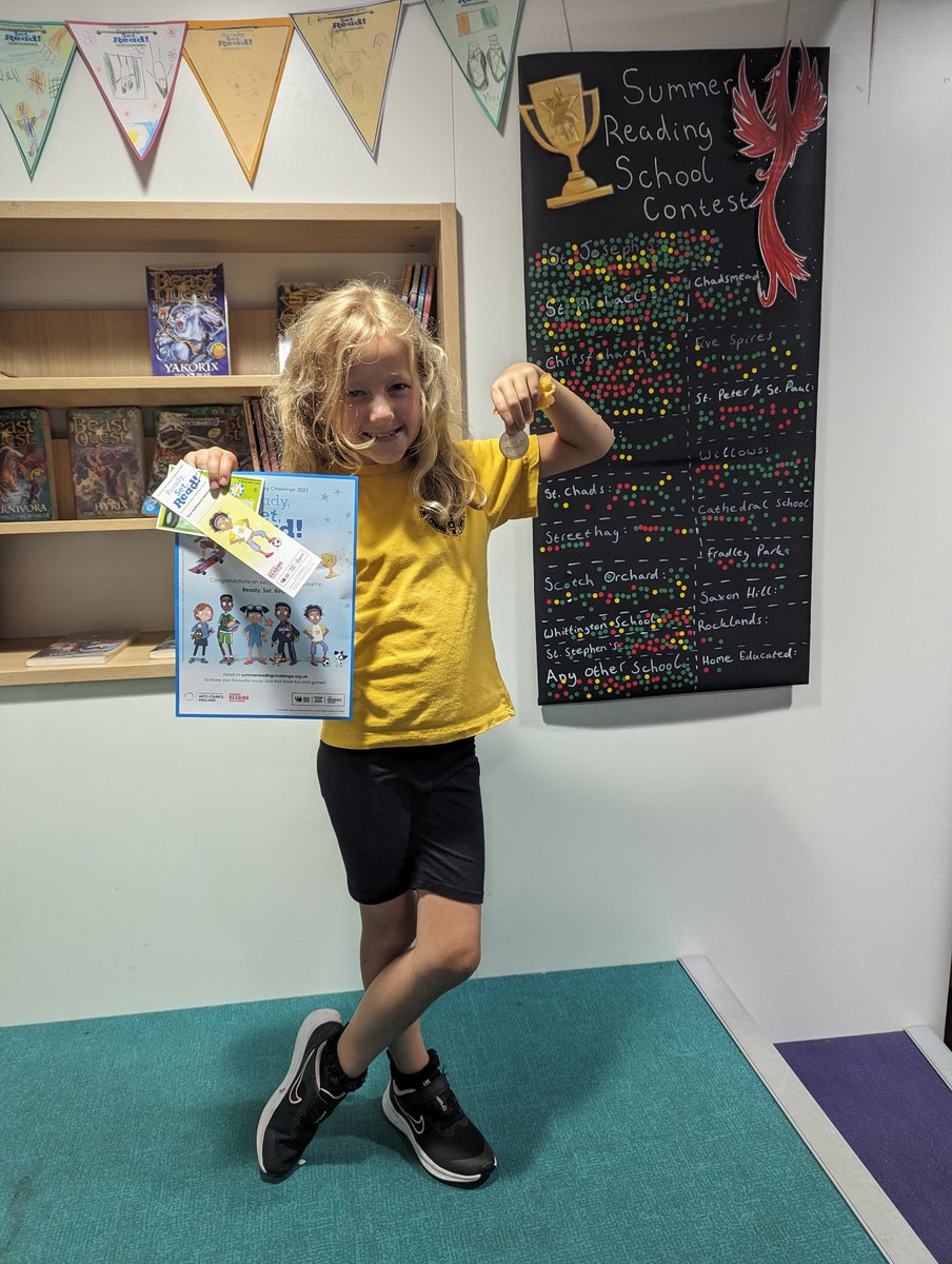 atthueissj's tweet photo. @CCPSLichfield Ava has completed the summer reading challenge 📖 https://t.co/brMp3nBALb