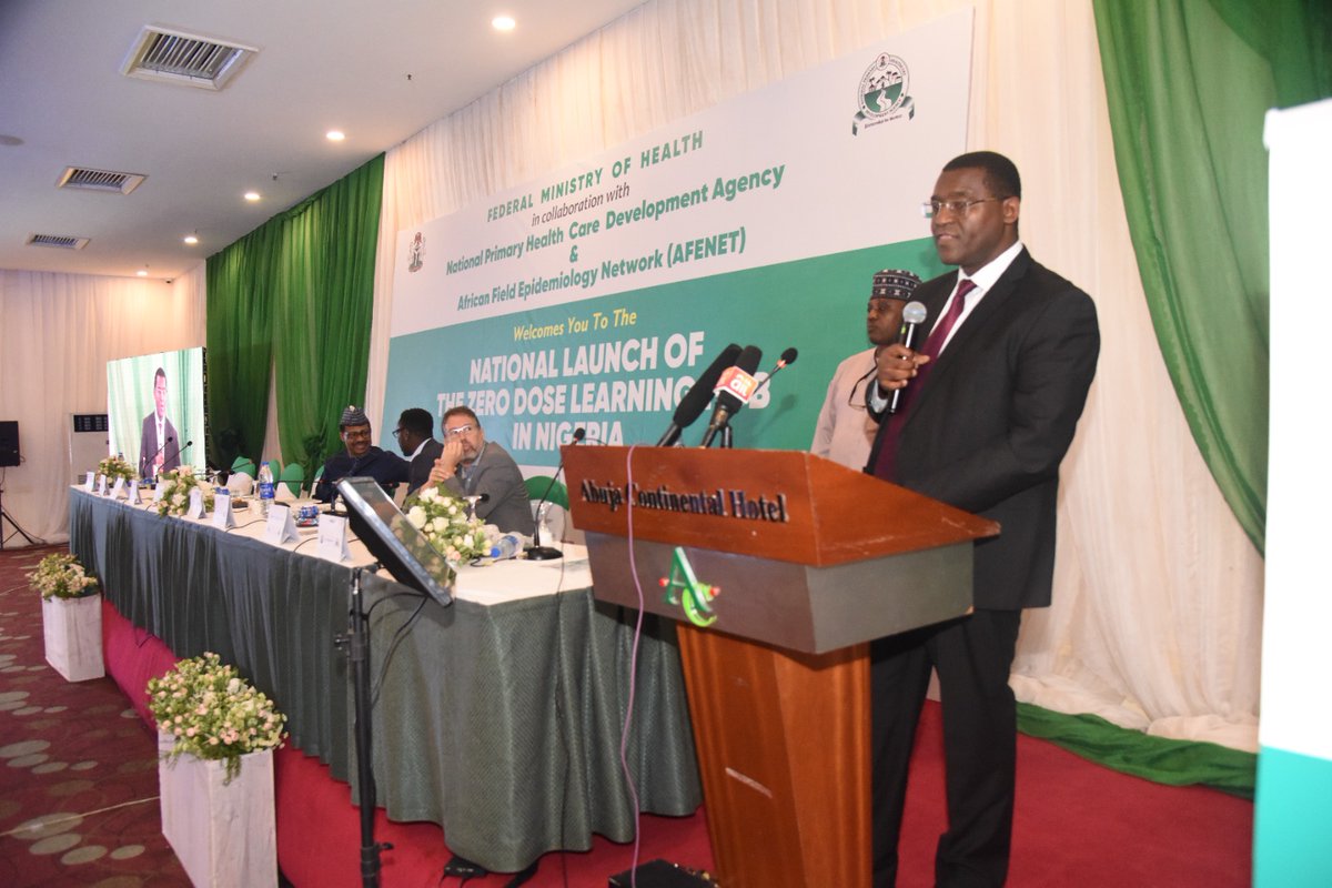 AfenetNigeria's tweet photo. Today, AFENET and NPHCDA launched the Zero-Dose Learning Hub (ZDLH). The ZDLH will generate evidence for strategies to identify and reach zero-dose children and missed communities.

The project is funded by GAVI. https://t.co/gkyYD0mm4R