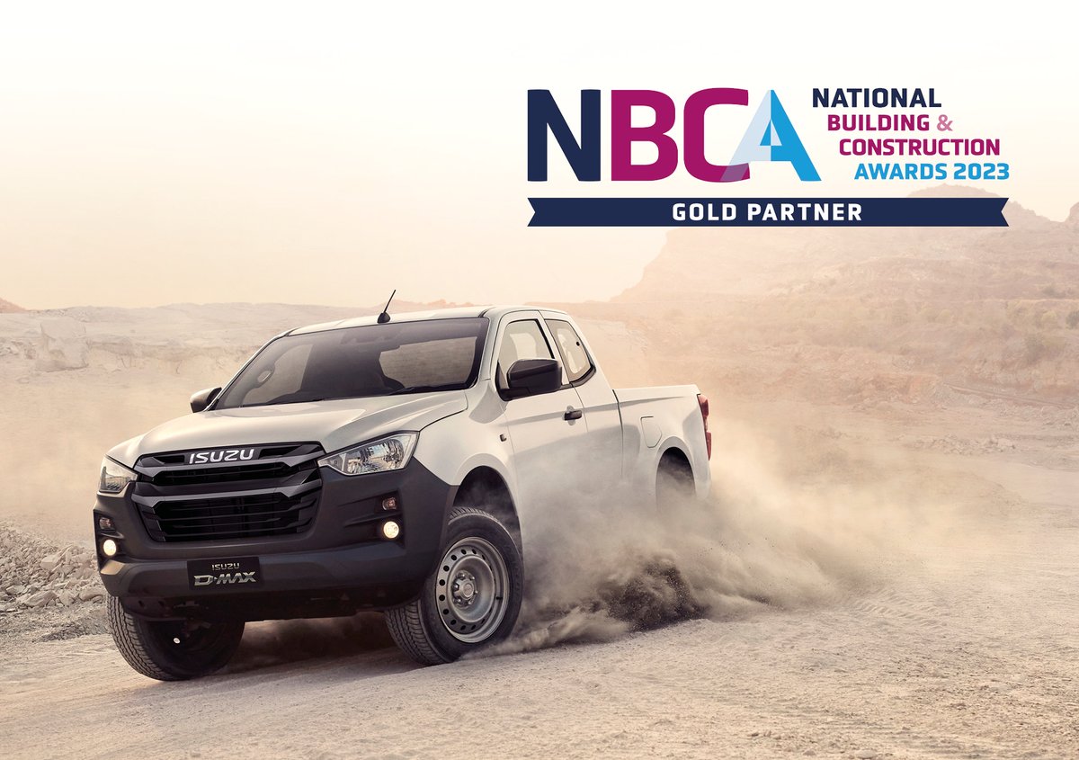 Press release: Isuzu UK becomes Gold Partner of the National Building and Construction Awards 2023 🏆

isuzumedia.co.uk/en-gb/releases…

#Isuzu #DMax #DrivenToDo <a href="/NBCAwards/">National Building and Construction Awards</a>