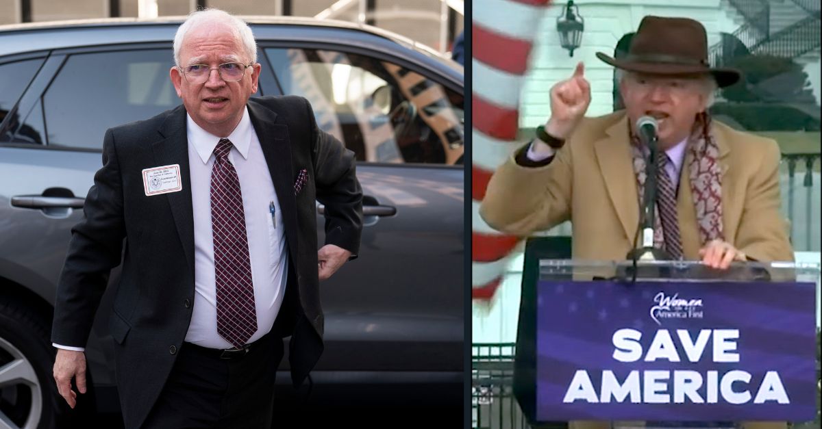 John Eastman was indicted alongside Trump and 17 others for trying to overturn the 2020 Election.