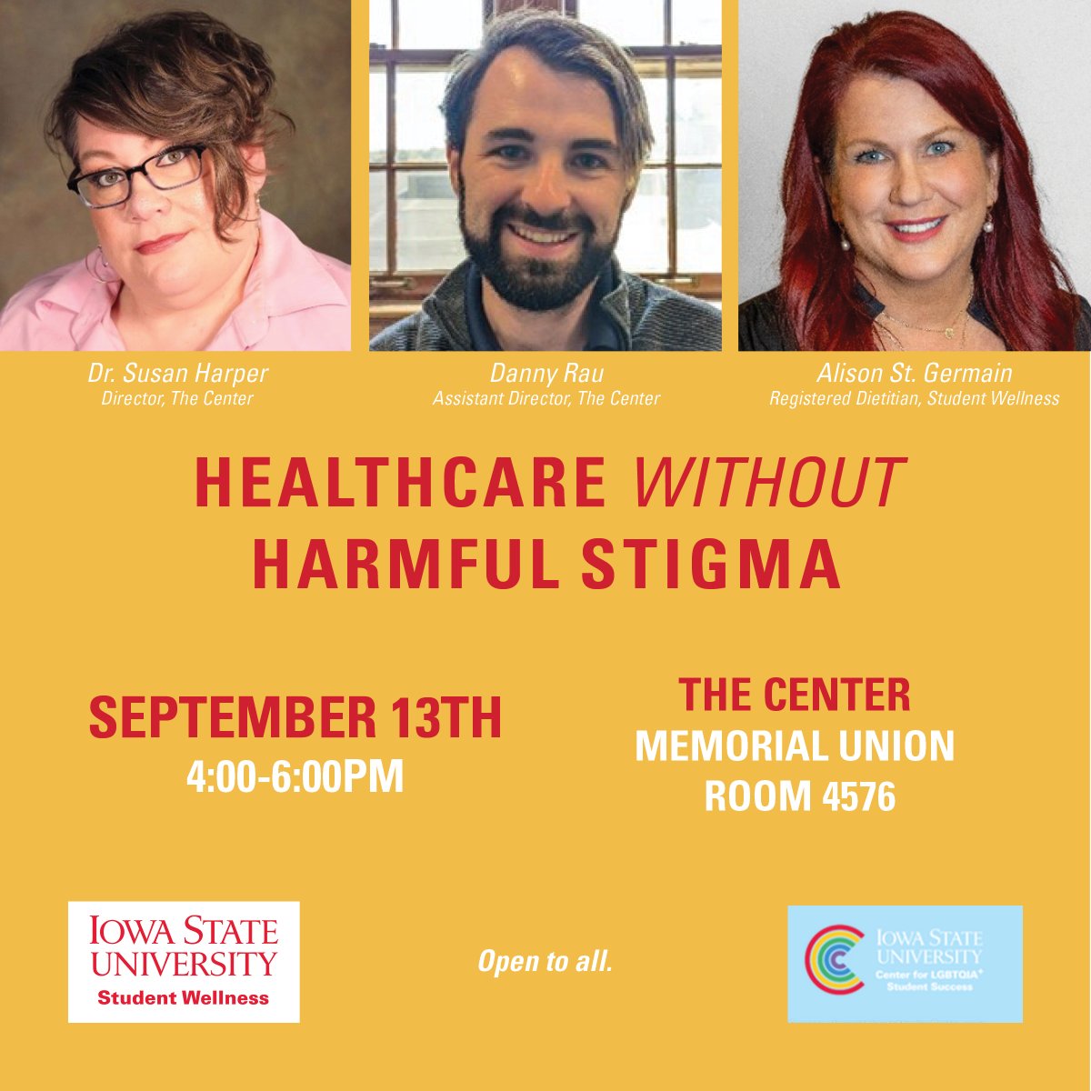 CycloneSCS's tweet photo. Join us on September 13 for a discussion on how to navigate the healthcare system and advocate for your needs. Learn about weight stigma and the intersections of race and LGBTQIA+ identities. https://t.co/qGWu2NWk5W